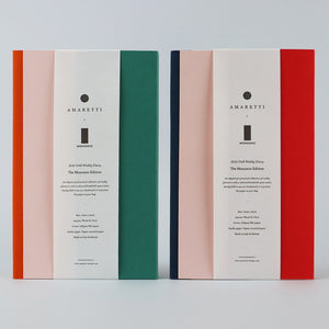 Diary 2021 Limited Edition Amaretti X MONOMIO Rose -Teal