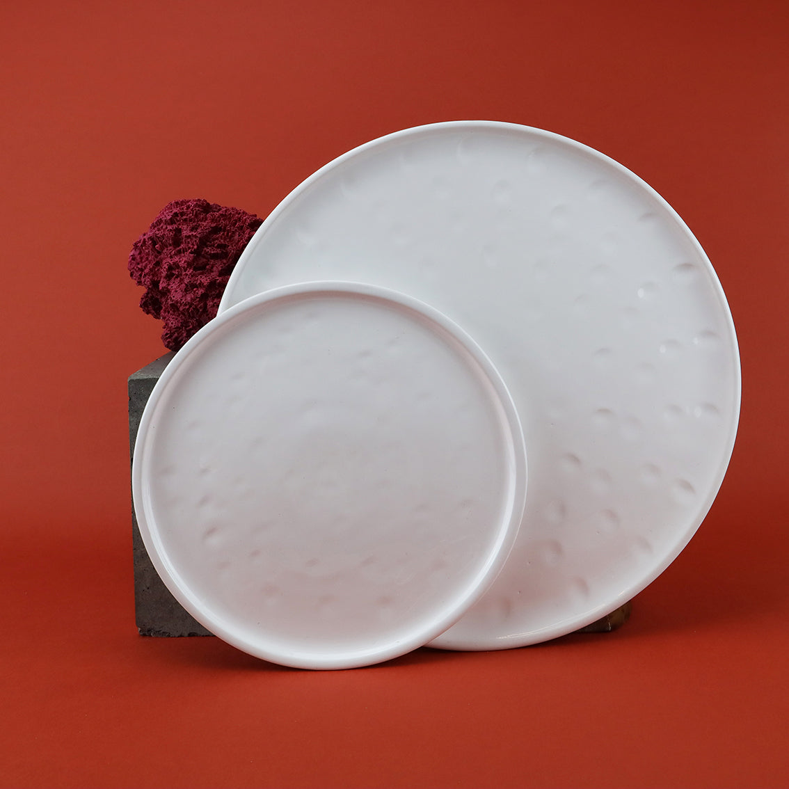 White Ceramic Small Plate