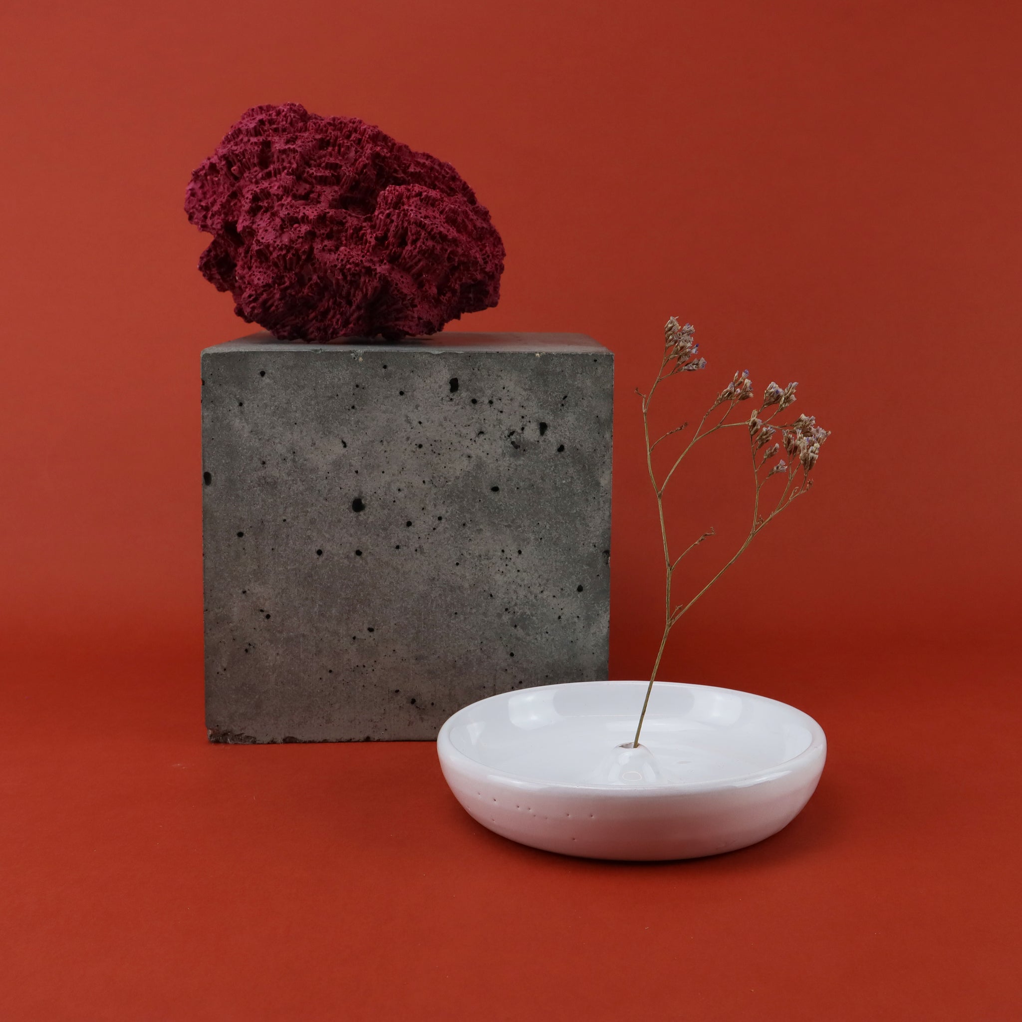 White Ceramic Incence burner