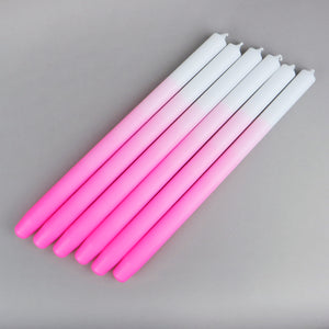 Hot Pink Gradient Candles