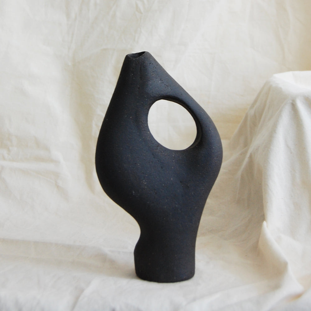 Pleomorph Black Vase