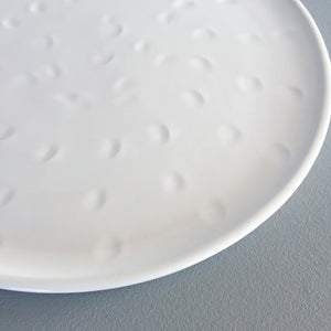 White Ceramic Large Plate