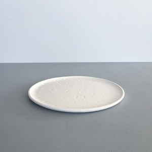 White Ceramic Large Plate
