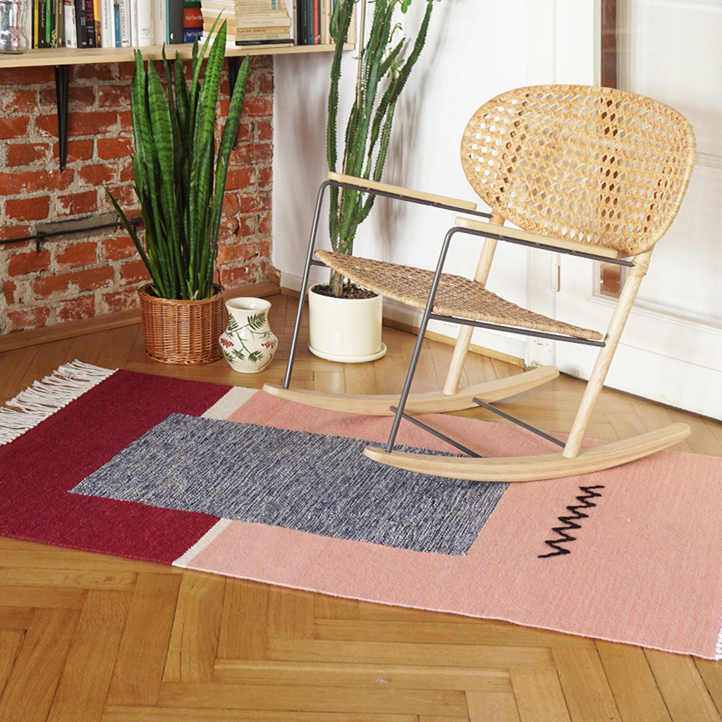 Zig Zag Cotton Rug